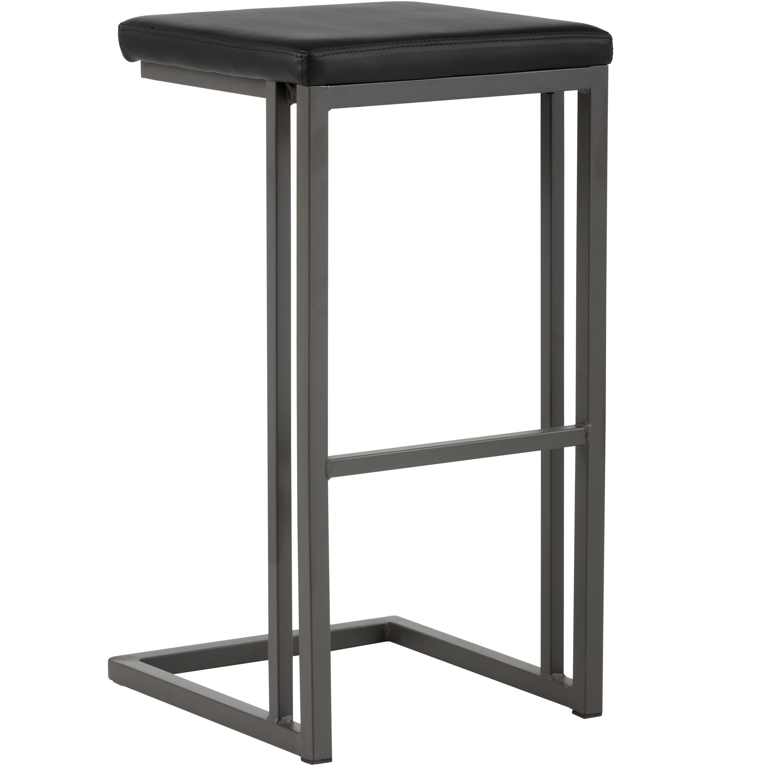 Boone 30 inch Grey / Onyx Barstool, Set Of 2